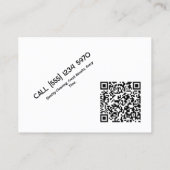 カーペットクリーニングカスタムQR 名刺 (裏面)