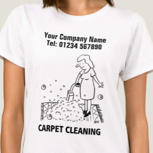 カーペットクリーニング漫画Tシャツ Tシャツ