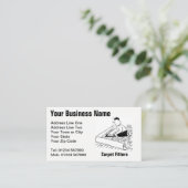 カーペットフィッティングサービス漫画の名刺 名刺 (スタンド正面)