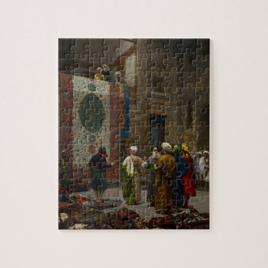 カーペット商人、c.1887 (キャンバスの油) ジグソーパズル (縦)