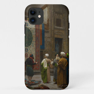 カーペット商人、c.1887 (キャンバスの油) iPhone 11 ケース