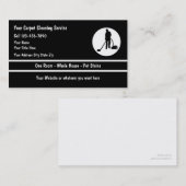 カーペット床清掃名刺 名刺 (正面/裏面)