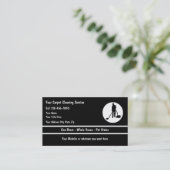 カーペット床清掃名刺 名刺 (スタンド正面)