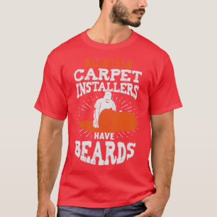 カーペット最高のの取り付け装置は、ひげを有する Tシャツ