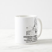 カーペット洗浄促進コーヒーマグ コーヒーマグカップ (正面右)