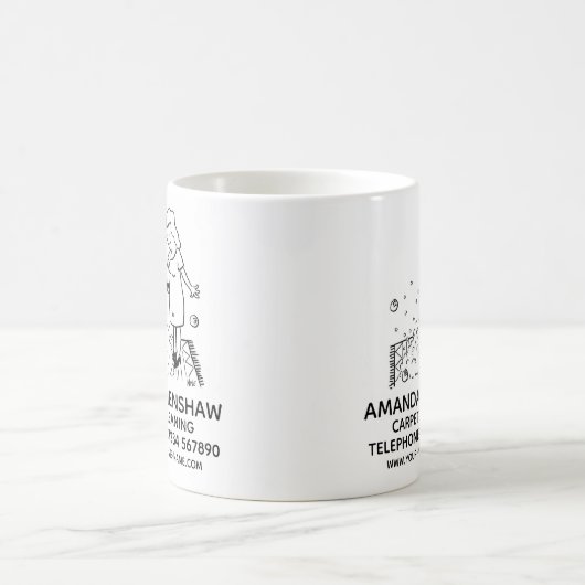 カーペット洗浄促進コーヒーマグ コーヒーマグカップ (中央)