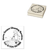 カーペット清掃サービス ラバースタンプ (押印)