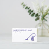 カーペット清掃プロフェッショナル掃除機 名刺 (スタンド正面)