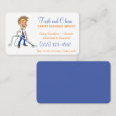 カーペット清掃用シャンプーサービス名刺 名刺 (正面/裏面)