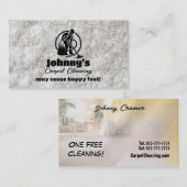 カーペット清掃用名刺 名刺 (正面/裏面)