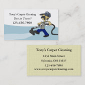 カーペット清掃用名刺 名刺 (正面/裏面)