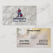 カーペット清掃用名刺 名刺 (正面/裏面)