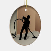 カーペット清掃 セラミックオーナメント (右)