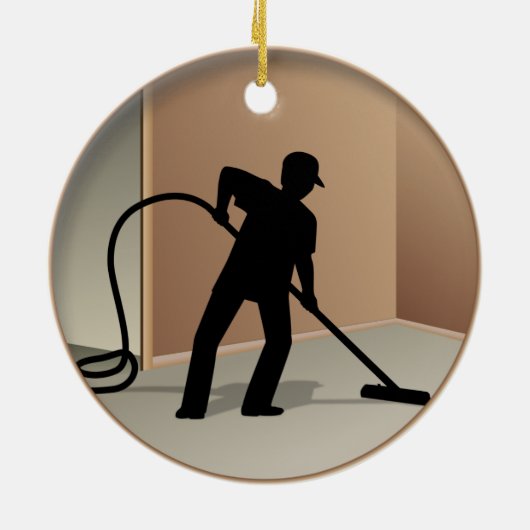 カーペット清掃 セラミックオーナメント (裏面)