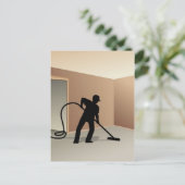 カーペット清掃 ポストカード (スタンド正面)