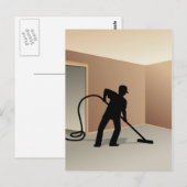 カーペット清掃 ポストカード (正面/裏面)