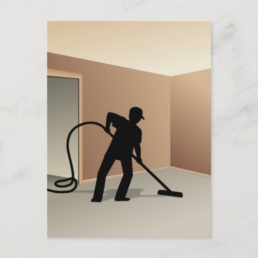 カーペット清掃 ポストカード (正面)