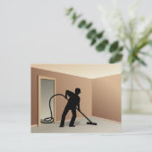 カーペット清掃 ポストカード (スタンド正面)