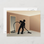 カーペット清掃 ポストカード (正面/裏面)