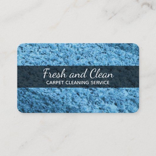 カーペット清掃 名刺 (正面)