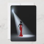 カーペット誕生パーティーの招待状 招待状 (裏面)