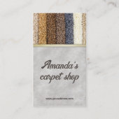 カーペット/カーペットのショップグエレガントレーカード 名刺 (正面)