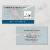 カーペット&内装プロフェッショナル清掃サービス 名刺 (正面/裏面)