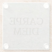 カーペディエム石ガラスコースター ガラスコースター (裏面)