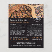 カーペパターン(の模様が)あるット、カーペット層、フィッター広告ズ チラシ (正面)