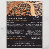 カーペパターン(の模様が)あるット、カーペット層、フィッター広告ズ チラシ (正面)