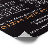 カーペパターン（の模様が）あるット、カーペット層、フィッター広告ズ ポスター (角)