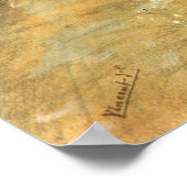 カーペンターの庭と洗濯物ビンセント・ヴァン・ゴッホ ポスター (角)