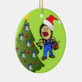 カーペンタークリスマス セラミックオーナメント (右)