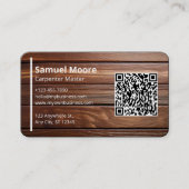 カーペンターサンプルモデルデザインコマーシャル 名刺 (正面)