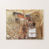 カーペンターショップで – Carl Larsson 1905 ジグソーパズル (横)