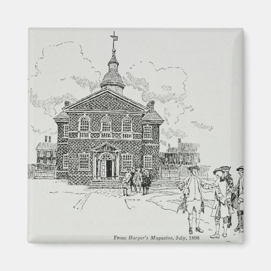 カーペンターズホールフィラデルフィア マグネット (正面)