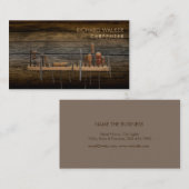 カーペンターツールウッドワーキングプロフェッショナルウッド 名刺 (正面/裏面)