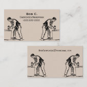 カーペンターハクールンディマンプリント 名刺 (正面/裏面)