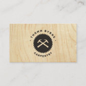 カーペンター合板建築名刺 名刺 (正面)