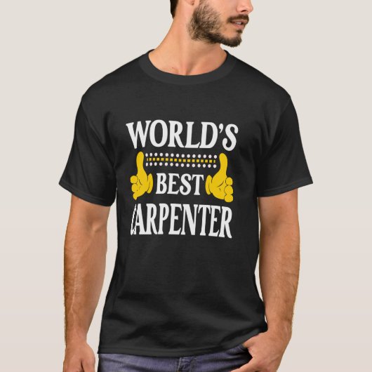 カーペンター氏名姓ワールドズ最高のカ Tシャツ (正面)