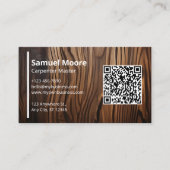 カーペンター男らしデザイン 名刺 (正面)