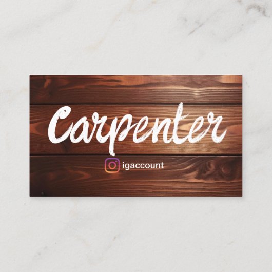 カーペンター素朴男らしTouch 名刺 (裏面)