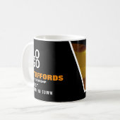 カーホイール、自動ディーラー広告ズ コーヒーマグカップ (正面左)