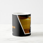 カーホイール、自動ディーラー広告ズ コーヒーマグカップ (中央)