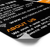 カーホイール、自動ディーラー広告ズ ポスター (角)