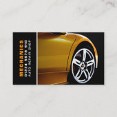 カーホイール、自動整備士と修理 名刺 (正面)