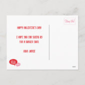 カーホップレトロドライブインバレンタインポストカード シーズンポストカード (裏面)