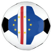カーボベルデの国旗 サッカーボール (回転)