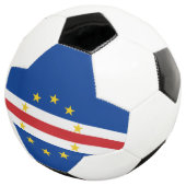 カーボベルデの国旗 サッカーボール (3/4)