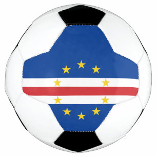カーボベルデの国旗 サッカーボール